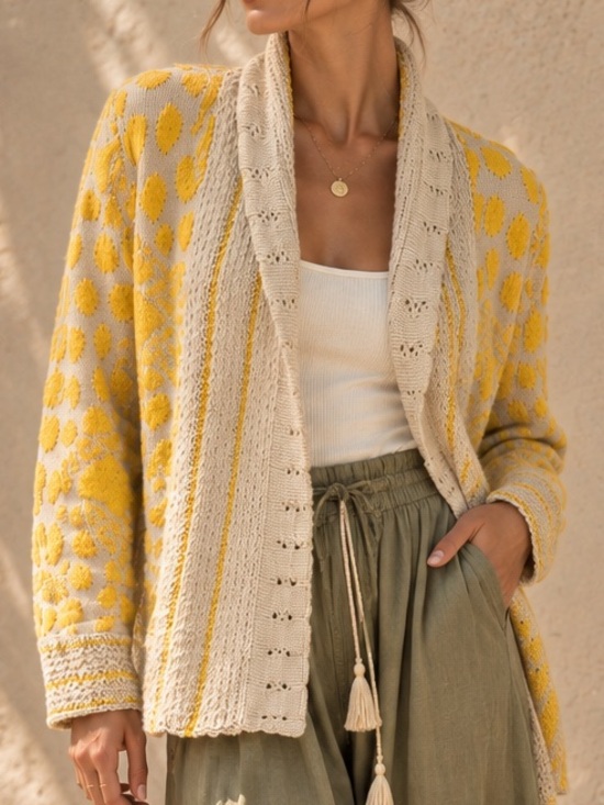 Urban Outfitters Sweaters - Urban Outfitters Cooperative Open Cardigan Knit Retro Cardigan